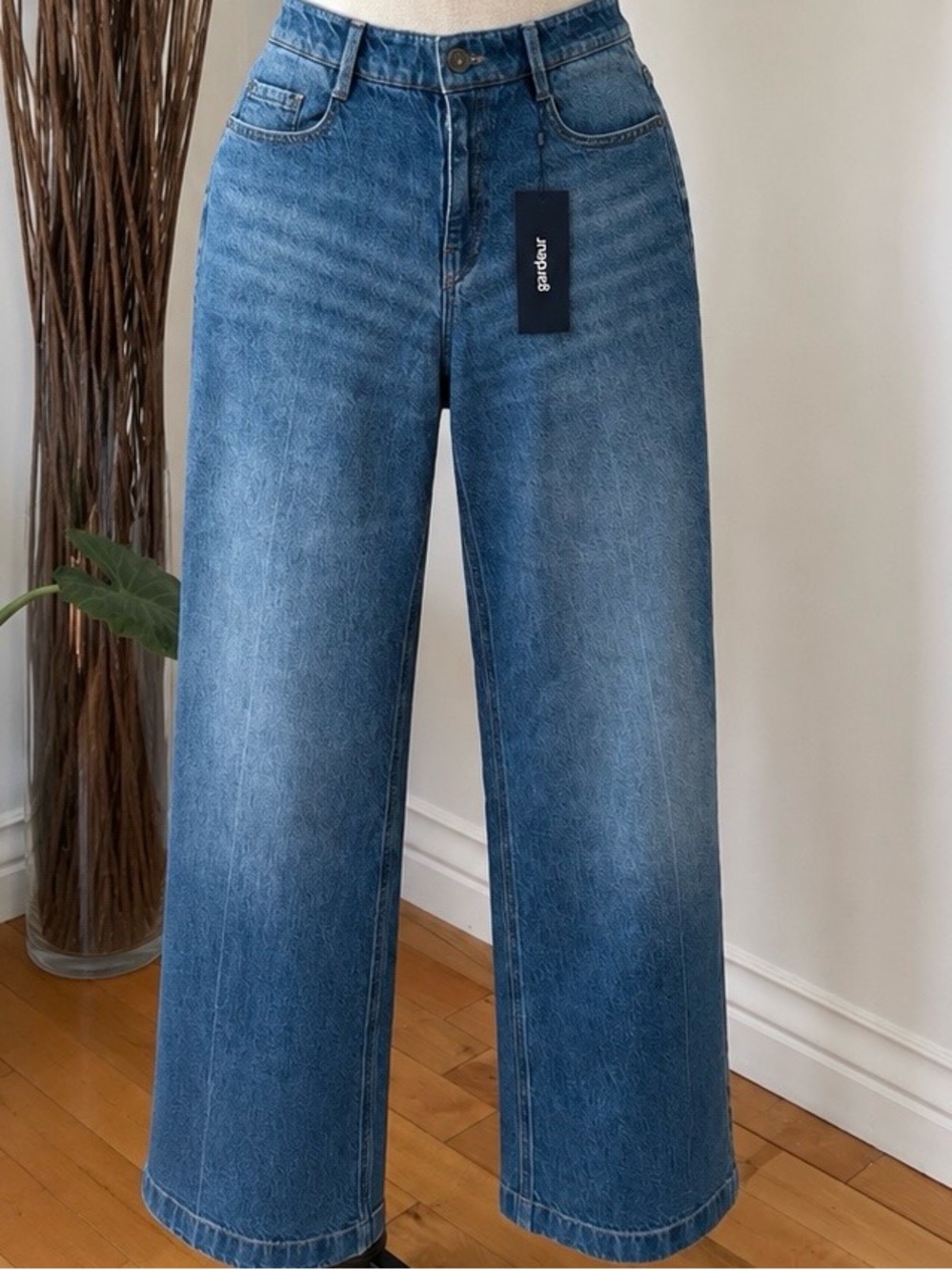 GARDEUR Blue Wide-Leg Women's Jeans
